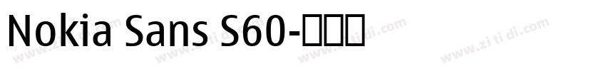 Nokia Sans S60字体转换